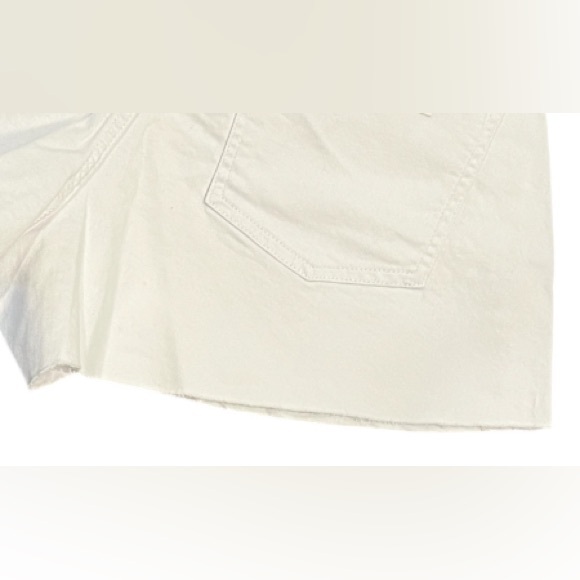We Wore What White Denim Flare Short - Picture 3 of 8